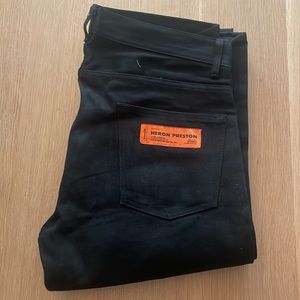 Size 32 Heron Preston black jeans
